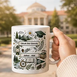 Custom College University Gift For Graduation - Personalized Mug