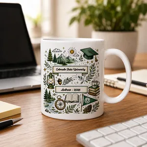 Custom College University Gift For Graduation - Personalized Mug