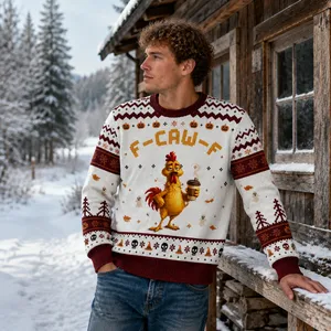 Custom Chicken Character Halloween Sweatshirt