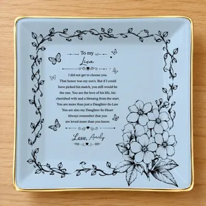 Daughter-In-Law You Are Also My Daughter-In-Heart - Personalized Ring Dish