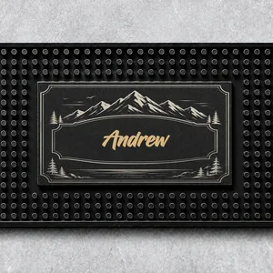 Good Friends Good Drinks Great Times - Personalized Bar Mat