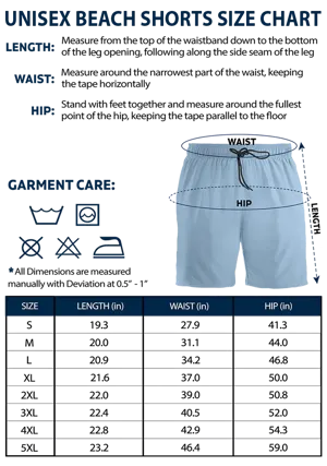 Custom Photo Hula Dancing - Personalized Unisex Beach Shorts
