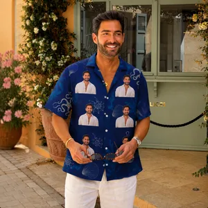 Coral Reef Hawaiian Shirt Tropical - Personalized Custom Photo Beach Shirt