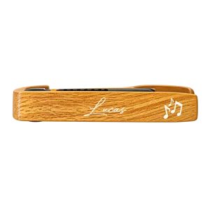 Vintage Monogram For Guitarist, Guitar Lover - Personalized Guitar Capo With Picks