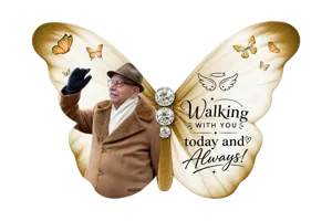 Walking With You Today & Always Wedding Bridal Keepsake - Personalized Brooch