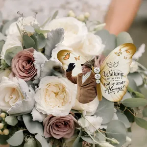 Walking With You Today & Always Wedding Bridal Keepsake - Personalized Brooch