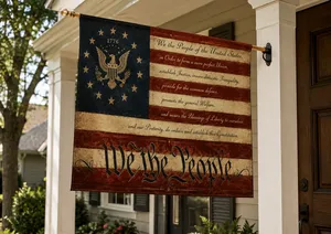 We The People Flag America 250th Anniversary House Flag