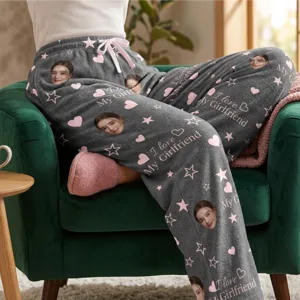 Custom Photo Funny I Love My Lover - Personalized Photo Lounge Pants