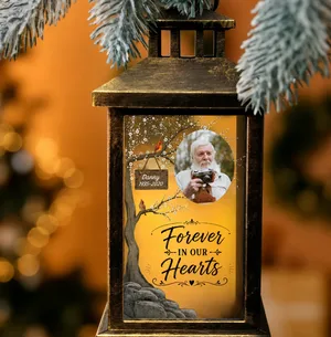 Custom Photo When You Miss Me Have No Fear Memorial - Personalized LED Candle Lantern