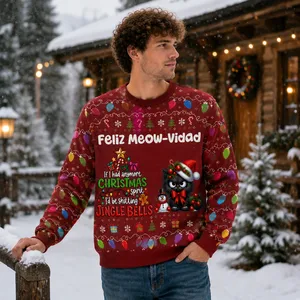 I'd Be Sh*tting Jingle Bells - Personalized Ugly Christmas Sweatshirt