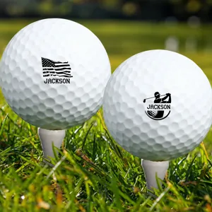 Personalized Golf Ball Stamp Box, Personalized Golf Stamps, Gift for Golfer, Groomsmen Golf Gifts