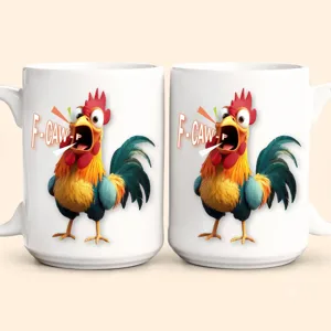Funny Crow Personalized Tumbler – Humorous F-Caw-F Gift for Coworkers & Friends