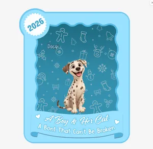A Girl & Her Cats Has Unbreakable Bond Toy Box - Personalized Acrylic Ornament