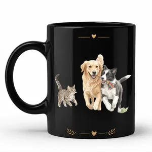 Custom Photo Watercolor Mug – Personalized Coffee Mug Gift