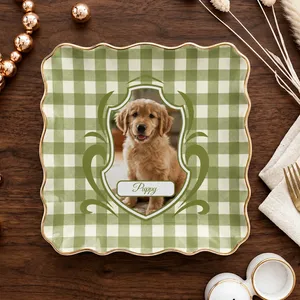 Custom Pet Portrait Watercolor Art Gift For Dog Mom, Cat Mom - Personalized Jewelry Dish