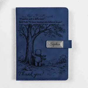 Never Forget The Difference You Make Thank You Teacher - Personalized Notebook Set