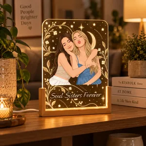 Turn Your Photo Into Art - Friendship Thank You Gifts - Personalized Night Light