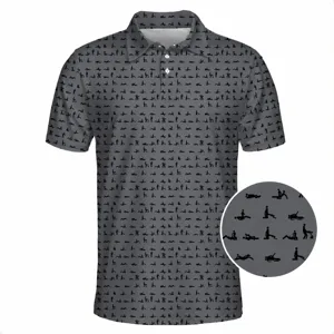 Funny Naughty Hidden Pattern For Him, Husband, Friends, Buddy - Personalized Polo Shirt