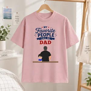 My Favorite People Call Me Grandpa - Gift For Grandpa, Dad - Personalized Custom T Shirt