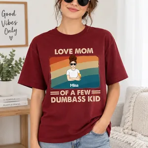 Proud Father Of A Few Kid & Adult - Funny Gift For Mom, Father, Grandpa - Personalized T Shirt
