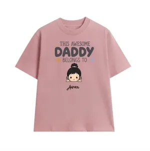 This Awesome Daddy Belongs To - Personalized Shirt - Father's Day, Birthday, Funny Gift For Dad, Father, Husband - Gift From Wife, Son, Daughter