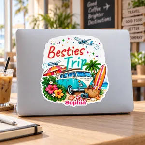Personalized decorative stickers Decal – For family vacations, girls' trips, or bachelorette parties.