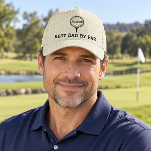 Best Dad By Par, Best Grandpa By Par - Personalized Cap