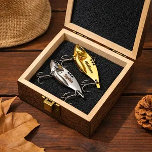 Fish Name Monogram - Personalized Metal Fish Lure Set