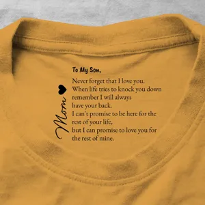 Never Forget That I Love You Gift For Son - Personalized Shirt