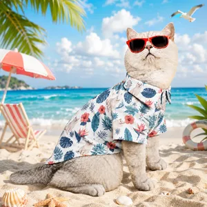 Custom Cat Photo Hawaiian Shirt – Personalized Pet Picture Aloha Shirt