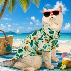 Custom Cat Photo Hawaiian Shirt – Personalized Pet Picture Aloha Shirt