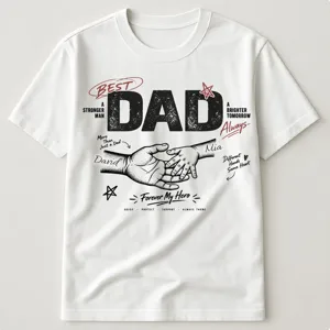 Dad The Man The Myth The Legend - Personalized Shirt Father's Day