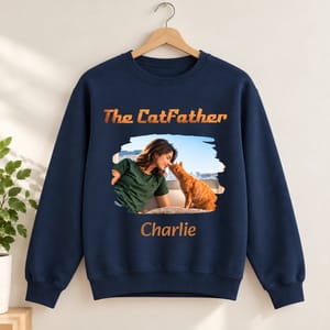 The Catfather Retro Photo - Personalized Shirt