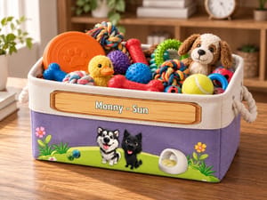 Pawfect Toy Storage - Personalized Storage Basket