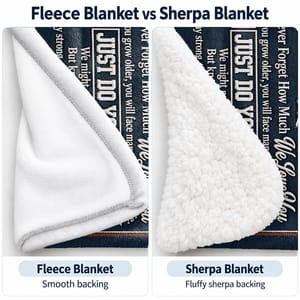 Personalized Football Throw Blanket Custom Name – To Our Grandson Inspirational Sports Blanket, Cozy Gift from Grandma