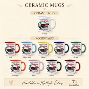 Personalized White Coffee Mug Custom Name and University – Freshman Year Christmas 2026 College Student Gift, Graduation Keepsake Mug