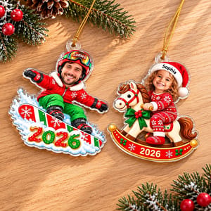 A Little Winter Memory Made Just for Them Personalized Christmas Ornament, Custom Name & Year, Holiday Keepsake, Meaningful Gift