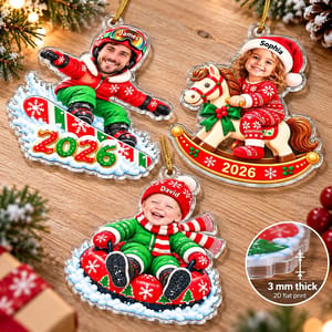 A Little Winter Memory Made Just for Them Personalized Christmas Ornament, Custom Name & Year, Holiday Keepsake, Meaningful Gift