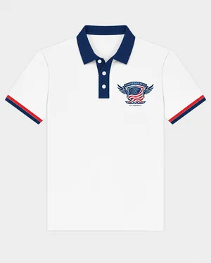 USA 250Th Anniversary Polo Shirt USA Flag Golf Shirts Semiquincentennial Apparel