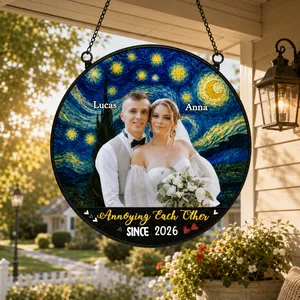 Personalized Photo Ornament: "Annoying Each Other Since"