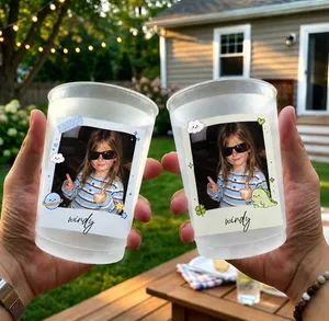 Party Cups Custom Vintage Photo For Birthday Party Favors - Personalized Cups