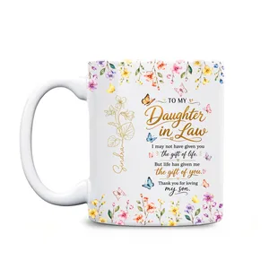 To My Daughter In Law Coffee Mug, Personalized Gift For Daughter In Law