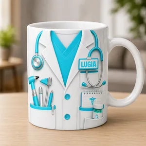 Customize With Your Favorite Doctor's Name And Tools, Coffee Mug, Gift For Medical Professionals