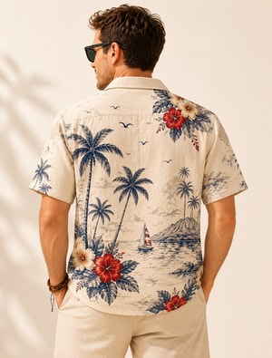 Best Dad Ever Tropical Hawaiian Shirt For The Dad