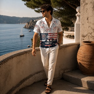 American Pride Jeep Hawaiian Shirt For Independence Day
