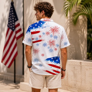 Independence Day Hawaiian Shirt For Proud Americans