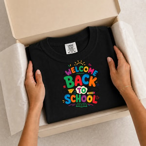 Welcome Back to School – Colorful Fun Learning Typography Design
