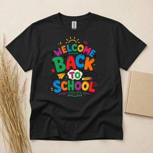 Welcome Back to School – Colorful Fun Learning Typography Design