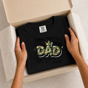 Strong Loving Dad Hero Protector T-Shirt