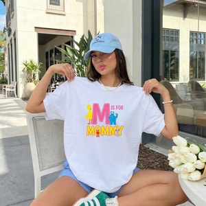 M Is For Mommy Cute Sesame Street Mother's Day T-Shirt
